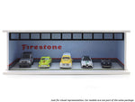 Firestone Garage Design B diorama for 1:64 Scale Arts India