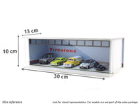 Firestone Garage Design B diorama for 1:64 Scale Arts India