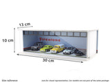 Firestone Garage Design B diorama for 1:64 Scale Arts India