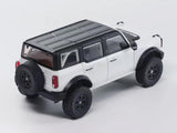 Ford Bronco White 1:64 Shadow Pro diecast scale model miniature car collectible