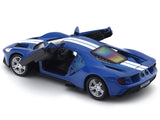 Ford GT Blue 1:33-42 RMZ City licensed pull back car scale model