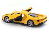 Ford GT Matte Yellow 1:33-42 RMZ City licensed pull back car scale model
