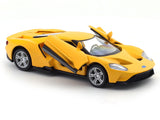 Ford GT Matte Yellow 1:33-42 RMZ City licensed pull back car scale model