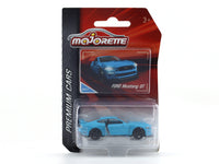 Ford Mustang GT blue Premium Cars Majorette scale model car
