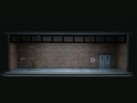 Brick Basement Garage Design A diorama for 1:64 Scale Arts India