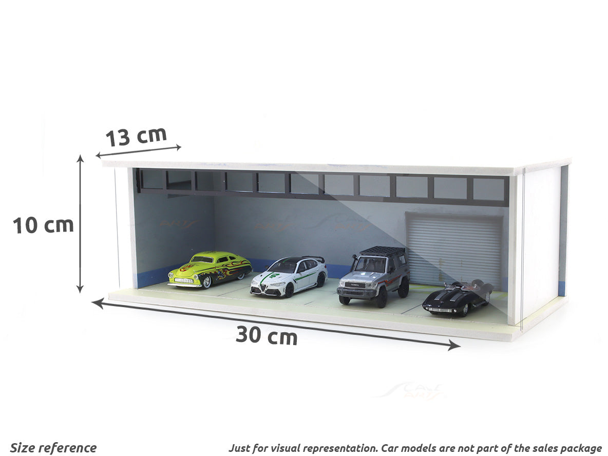 Generic Garage Design B diorama for 1:64 Scale Arts India | Scale