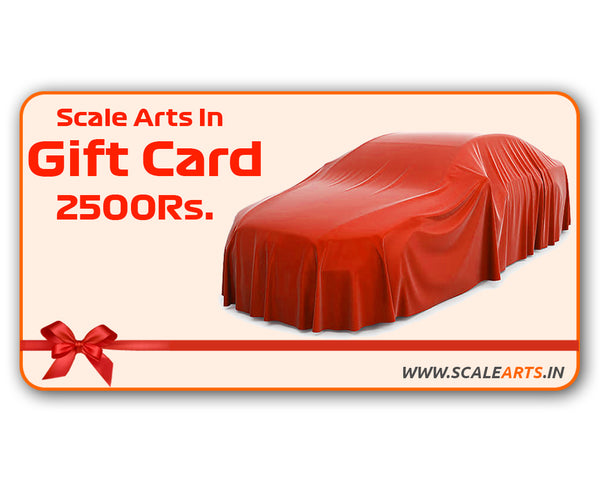 Scale Arts In. Gift Card 2500Rs