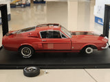 Broken Wheel And Mirror : 1967 Shelby Mustang GT500 red 1:18 Solido diecast scale model collectible car
