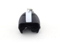 Miniature Helmet keyring / keychain black