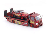 Hino 300 & VW Beetle Lightning McQueen Livery 1:64 Cool Car Diecast Scale Model Truck & Car Set | Motorsport-Inspired Collectible Set | Buy in India