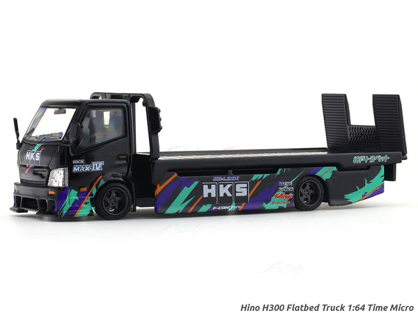 Hino H300 Flatbed Truck HKS 1:64 Time Micro diecast scale model car miniature car collectible