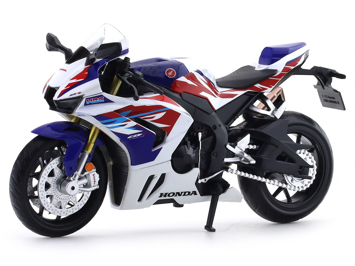 Honda CBR 1000RR-R Fireblade SP White 1:12 MSZ Licensed Diecast Scale