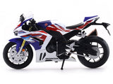 Honda CBR 1000RR-R Fireblade SP White 1:12 MSZ Licensed Diecast Scale Model Bike Collectible