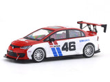 Honda Civic FD2 No 46 with figure 1:64 Time Micro Diecast Scale Model Car Miniature