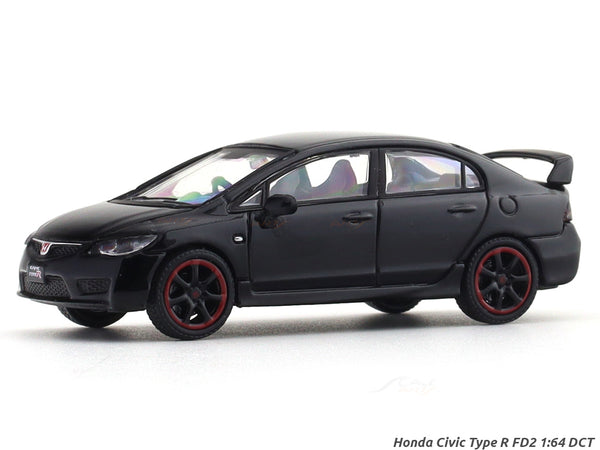 Honda Civic Type R FD2 Black 1:64 DCT diecast scale model car miniature collectible
