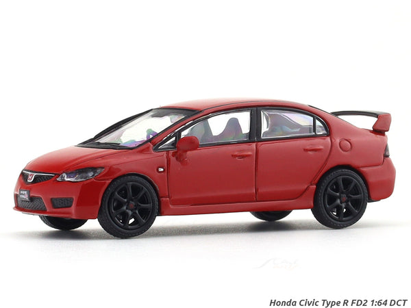 Honda Civic Type R FD2 Red 1:64 DCT diecast scale model car miniature collectible