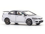 Honda Civic Type R FD2 Silver 1:64 DCT diecast scale model car miniature collectible