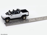 Hummer EV Pickup White 1:64 GCD diecast scale model car miniature collectible
