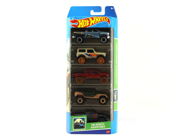 HW Remote Adventures 5 cars set 1:64 Hotwheels collectible models