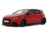 Hyundai i30 N Engine Red Prior Design 1:18 OttOmobile Licensed Resin Scale Model Car Collectible