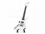 Jägermeister Inspired Wooden Miniature Guitar 25cm with Stand | Music Décor Collectible