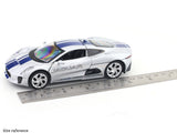 Jaguar C-X75 Silver 1:32 MSZ licensed diecast Scale Model car collectible