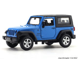Jeep Wrangler Blue 1:32 MSZ licensed pullback diecast Scale Model car collectible