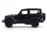 Jeep Wrangler Rubicon 2dr matte black 1:33-42 RMZ City licensed pull back car scale model