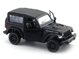 Jeep Wrangler Rubicon 2dr matte black 1:33-42 RMZ City licensed pull back car scale model