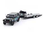 Jeep Wrangler + Trailer HKS Livery 1:64 TimeMicro Diecast Scale Model Car Set | Custom 4x4 Collectible | Buy in India