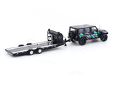 Jeep Wrangler + Trailer HKS Livery 1:64 TimeMicro Diecast Scale Model Car Set | Custom 4x4 Collectible | Buy in India