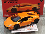 Lamborghini Huracan Performante orange 1:64 Maisto licensed diecast scale model car