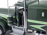 Kenworth W900 Truck Tractor green 1:18 Road Kings Diecast Scale Model Truck Collectible | American Semi Truck