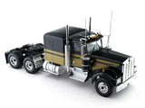 Kenworth W900 Truck Tractor black 1:18 Road Kings Diecast Scale Model Truck Collectible | American Semi Truck