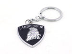 Lamborghini logo chrome metal keyring / keychain