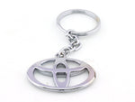 Toyota logo chrome metal keyring / keychain