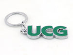 UCG logo chrome metal keyring / keychain