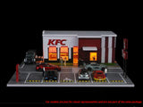 KFC Restaurant 1:64 MoreArt Diorama with LED Lights | Scale Model Display Collectible