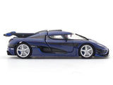Koenigsegg One Carbon Blue 1:64 TPC diecast scale model car miniature collectible