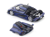Koenigsegg One Carbon Blue 1:64 TPC diecast scale model car miniature collectible