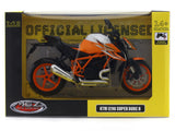 KTM 1290 Super Duke R Orange 1:12 MSZ Licensed Diecast Scale Model Bike Collectible