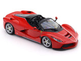 Red Ferrari sports car model on a white background