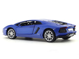 Lamborghini Aventador Coupe Blue 1:24 MSZ licensed diecast Scale Model car collectible