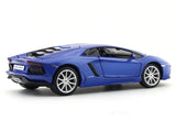 Lamborghini Aventador Coupe Blue 1:24 MSZ licensed diecast Scale Model car collectible