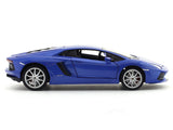 Lamborghini Aventador Coupe Blue 1:24 MSZ licensed diecast Scale Model car collectible