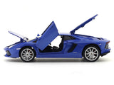 Lamborghini Aventador Coupe Blue 1:24 MSZ licensed diecast Scale Model car collectible