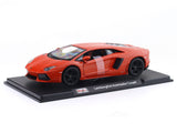 Lamborghini Aventador Coupe with Acrylic Case 1:24 Bburago Licensed Diecast Scale Model Car Collectible