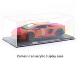 Lamborghini Aventador Coupe with Acrylic Case 1:24 Bburago Licensed Diecast Scale Model Car Collectible