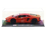 Lamborghini Aventador Coupe with Acrylic Case 1:24 Bburago Licensed Diecast Scale Model Car Collectible