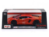 Lamborghini Aventador Coupe with Acrylic Case 1:24 Bburago Licensed Diecast Scale Model Car Collectible